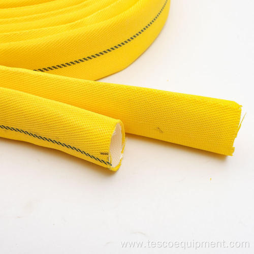 Fire resistant double jacket rubber lining fire hose